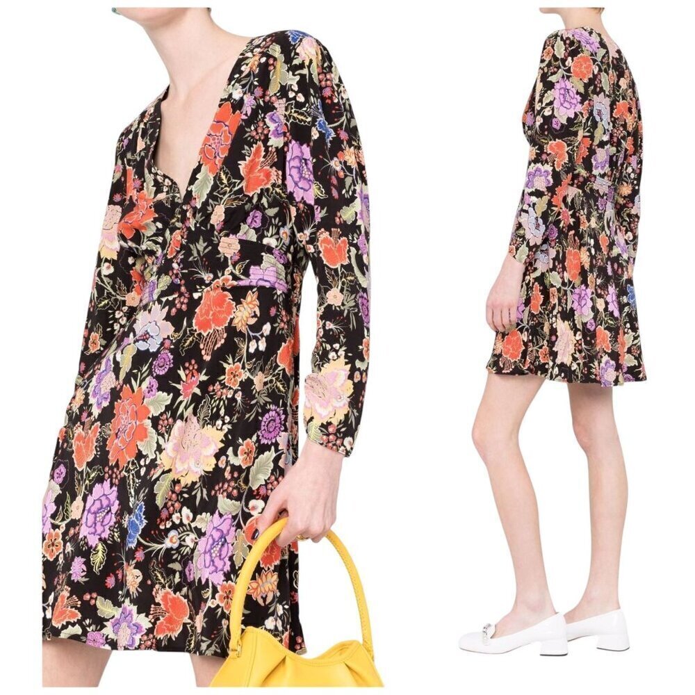 RIXO London Jules ‎ mini dress size L/US10